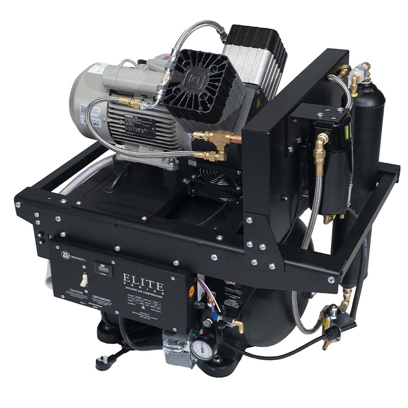 TECH WEST ELITE SERIES ULTRA CLEAN OILLESS COMPRESSOR | 2-3 users